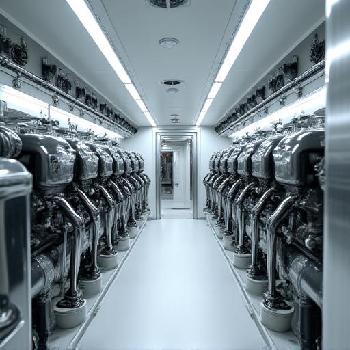 Vano motore pulito e ordinato